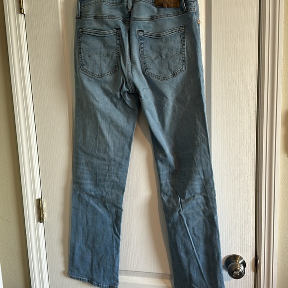 Men’s American Eagle Original Bootcut 30x32 Airflex + Light Blue Jean - Picture 2 of 6